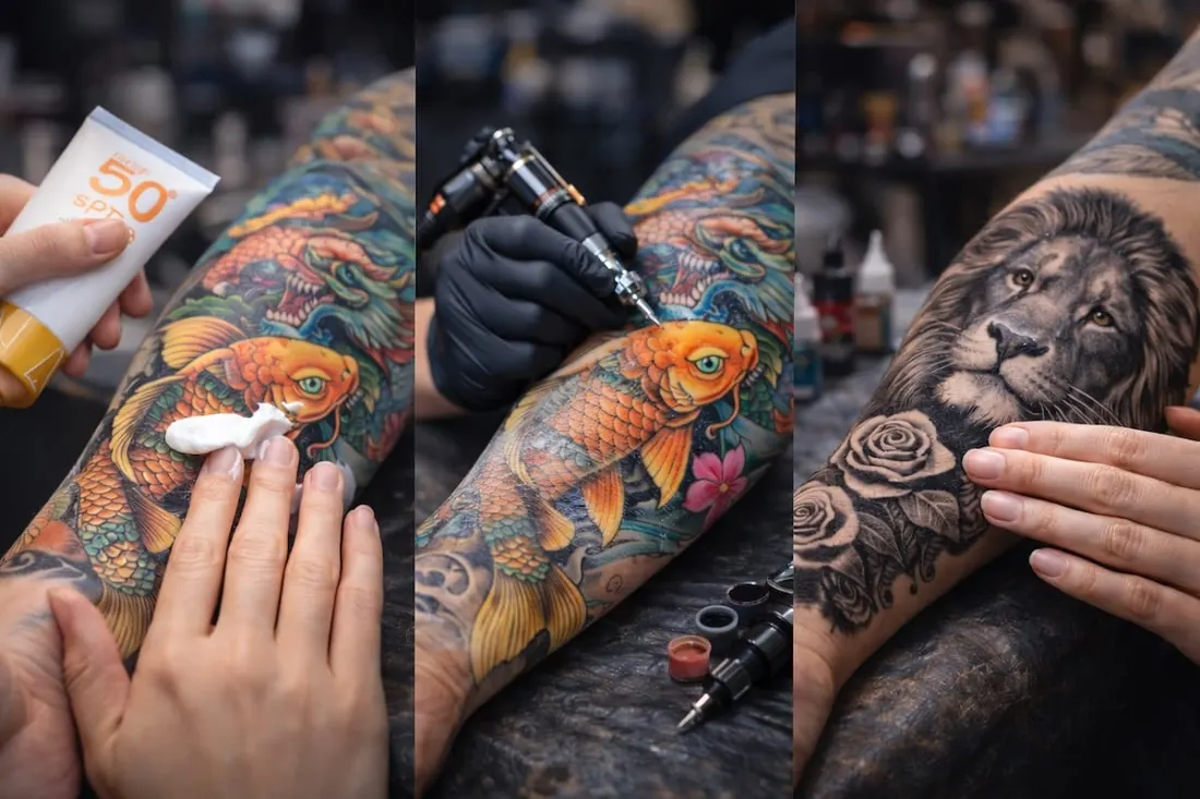 Mantenimiento a largo plazo de Tatuajes: Conservación y Retoque Mantenimiento a largo plazo de Tatuajes: Conservación y Retoque
