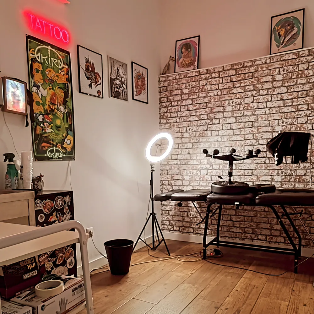 Estudio Tattoo Peter · ESAP Madrid Cabina del Estudio Tattoo Peter en el estudio ESAP de Madrid