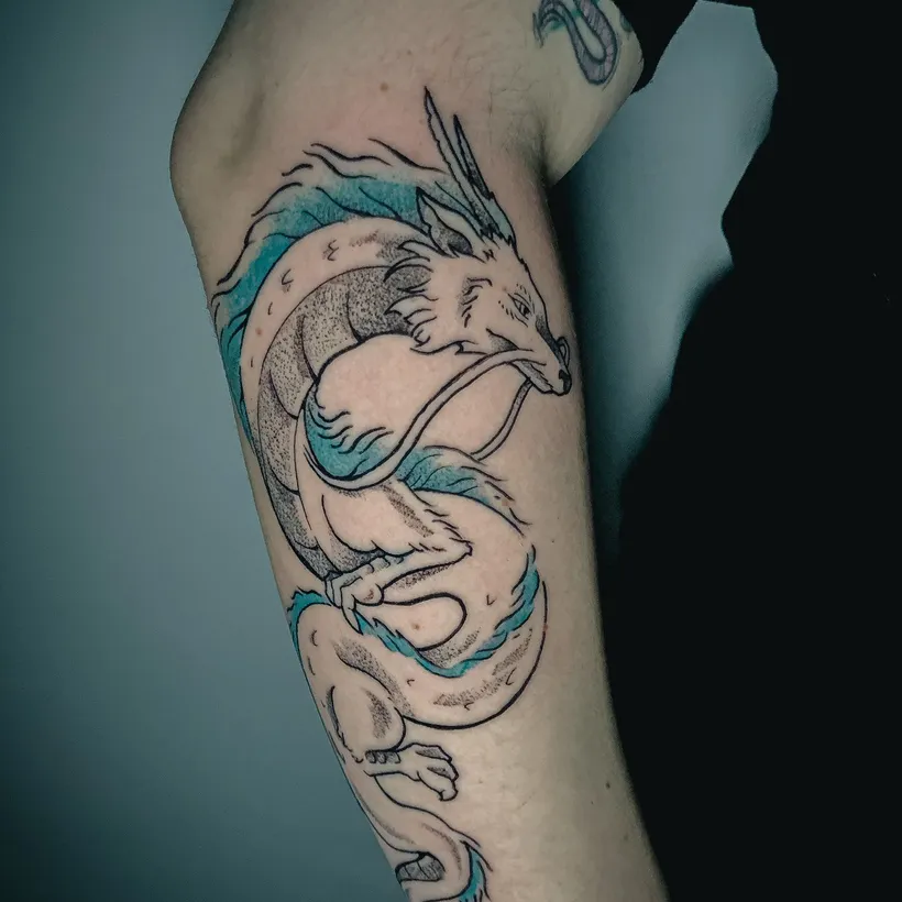 Tatuaje de una mariposa en el antebrazo, ESAP Madrid