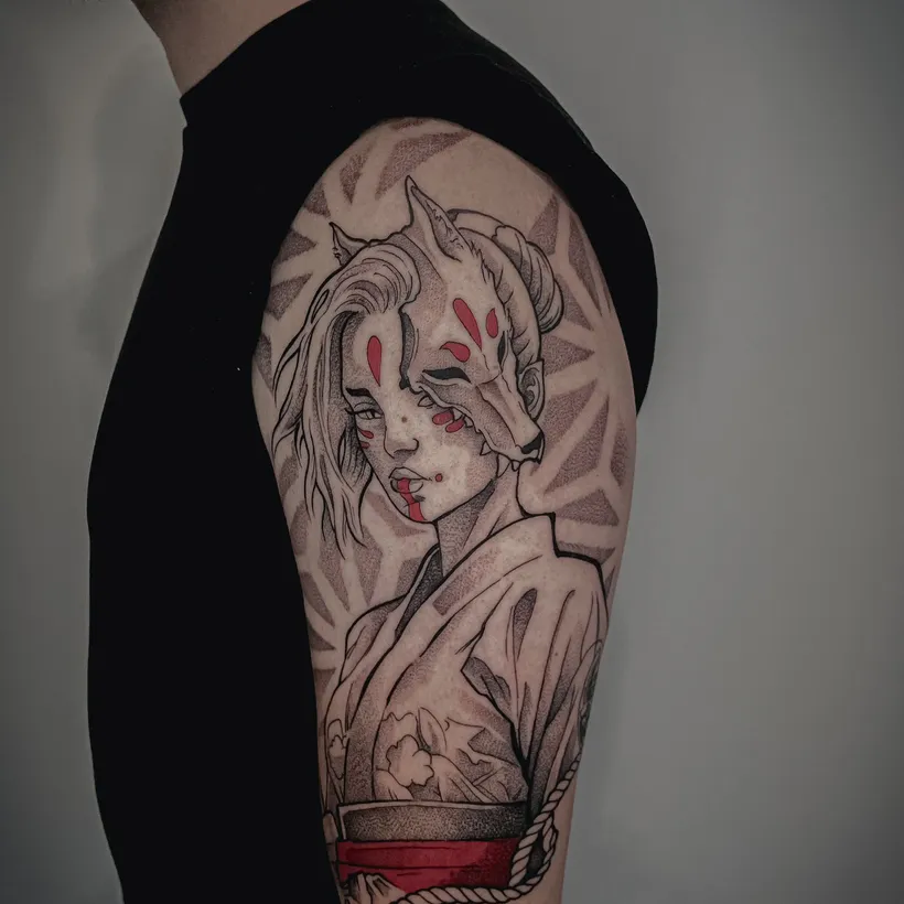 Tatuaje en el brazo hecho en ESAP Madrid Tatuaje en el brazo hecho en ESAP Madrid