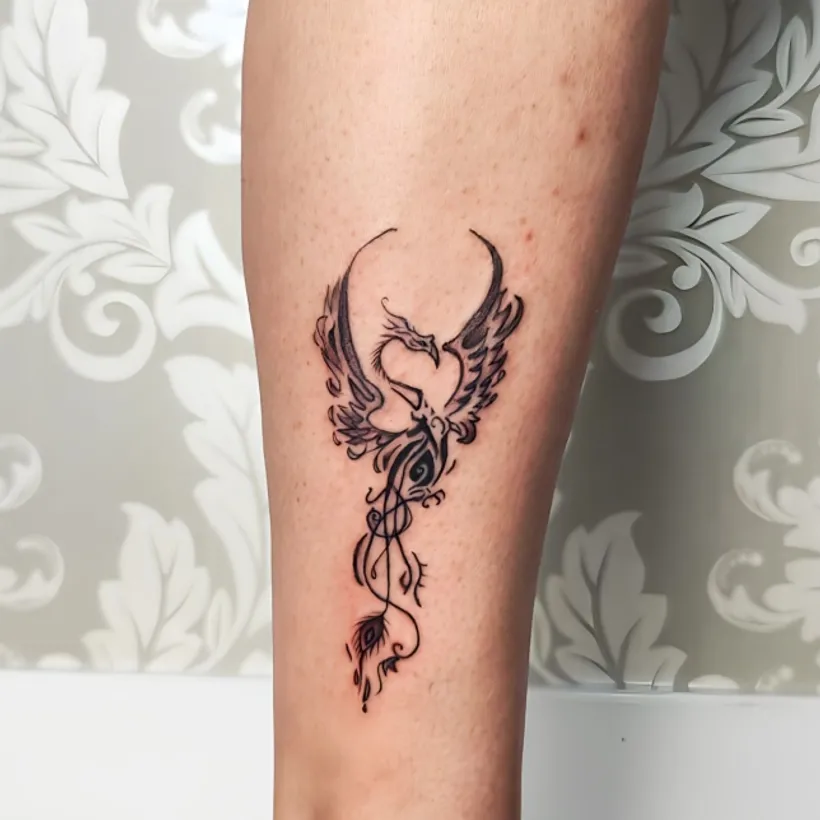 Tatuaje en la pierna hecho en ESAP Madrid