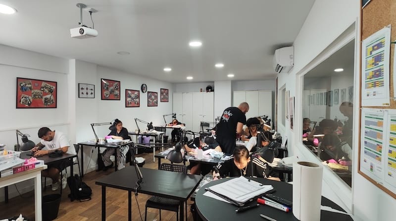 Instalaciones de ESAP nuestra Escuela para aprender a tatuar en Madrid