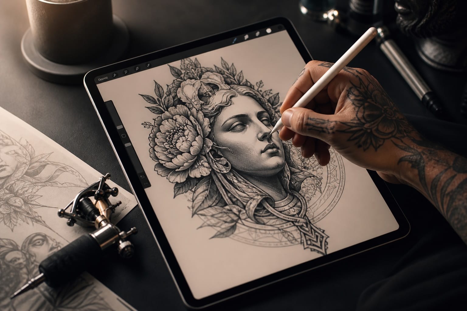 procreate para tatuadores